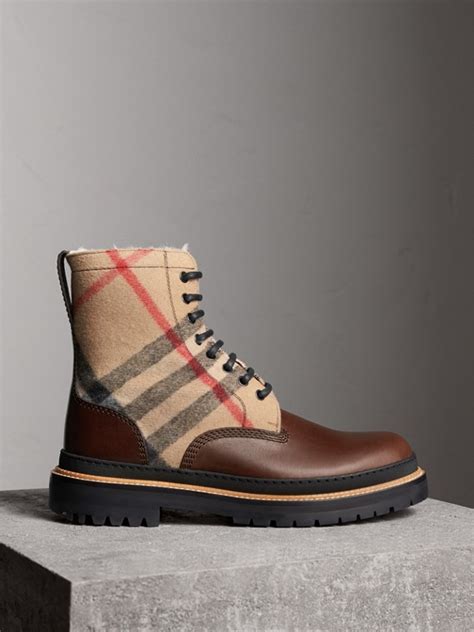 scarpe burberry uomo|burberry boots for men.